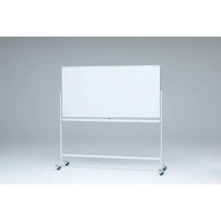 ホワイトボード 移動式 キャスター付き 両面 幅180cm 高さ90cm635