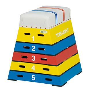 T-2572 カラー跳び箱5段 | トーエイライト株式会社 TOEI LIGHT | 体育
