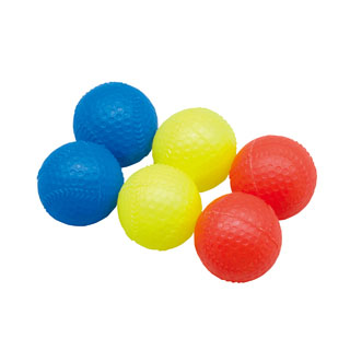 カラー野球ボール(6個1組)